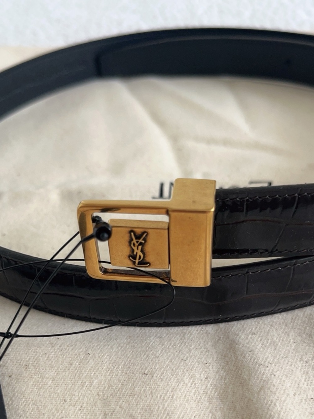 Saint Laurent La 66 Buckle Belt - Picture 3 of 14